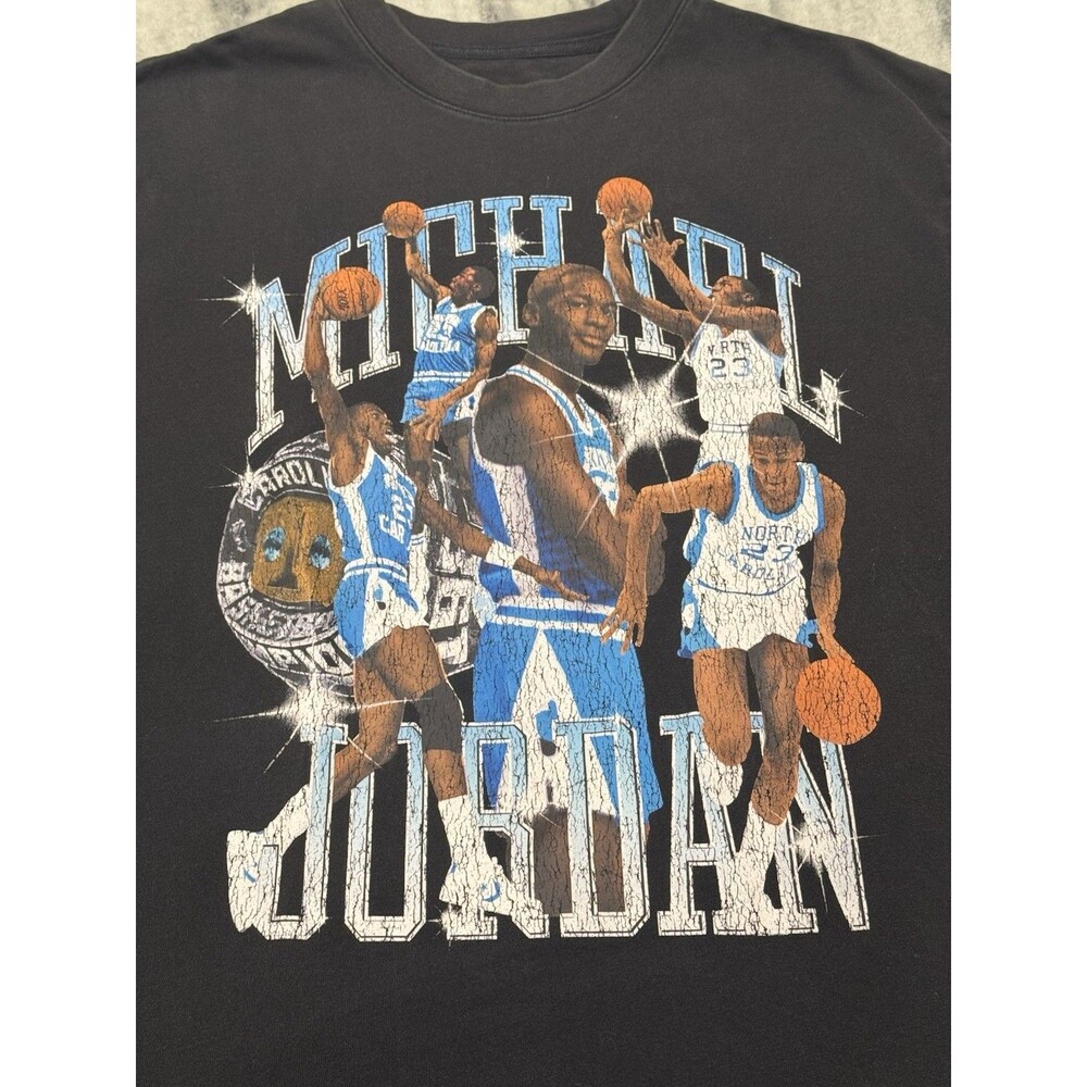 Jordan Michael Jordan UNC Tar Heels Shirt Mens Small Graphic Basketball Tee - Picture 2 of 12